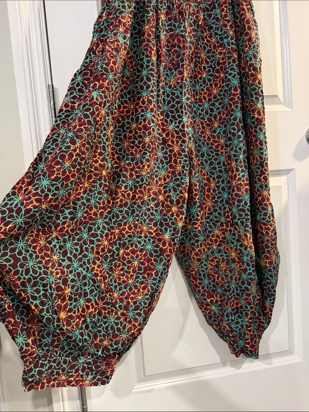 Anthropologie Printed Spaghetti-Strap Jumpsuit - #156 - Picture 5 of 10